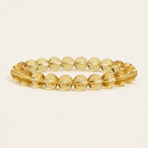 Natural Amethyst Gemstone Bracelet 6MM Beads